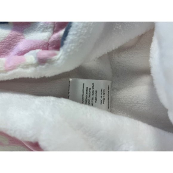 Zak & Zoey Plush Robe with Hood 0-9 Month Pink Elephants Brand New - Picture 10 of 10